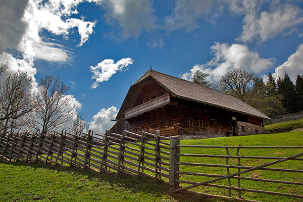 Das Geburtshaus von Peter Rosegger - der Kluppeneggerhof